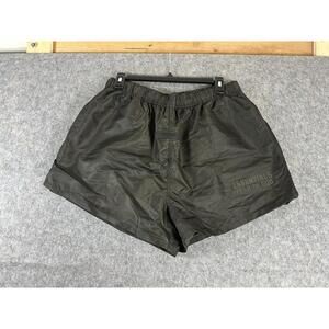 Essentials Dark Olive Drawstring Men’s Shorts size Large